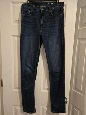 George Men's Dark Wash Slim Jeans 32x34